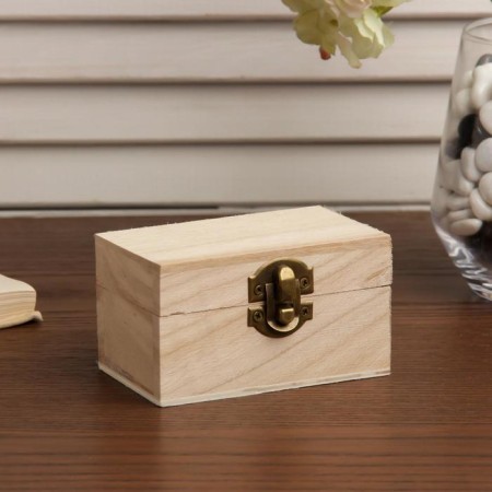 Casket wood under the painting "rectangular" 5.5x10x6 cm