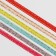 Hair threads, 90 cm, 6 pcs, brilliant color/mix