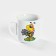 A set of porcelain dishes "Bees", 3 objects: mug 200 ml, salad bowl 350 ml, fine plate d = 16.5 cm, MIX drawing