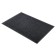 Moisted rug -drinking ribbed "Barrier", 60 × 90 cm, color gray color
