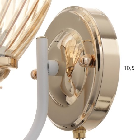 Bra "Jacqueline" 1he27 40W gold 21x13x23 cm-6