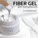 Fiber Gel для наращивания ногтей, со стекловолокном,15 мл, LED/UV, цвет белый