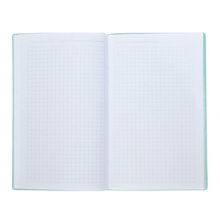 The weekly low-wheeled A5, 64 sheets, on the stitch, an integral cover of artificial leather, dark blue-4