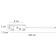The ARTE LAMP LineA-CCESSORES A4822233, 19x6x1.8 cm, white tire