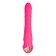 Jos Cotox vibrator with vacuum stimulation, 23 cm, silicone, pink color