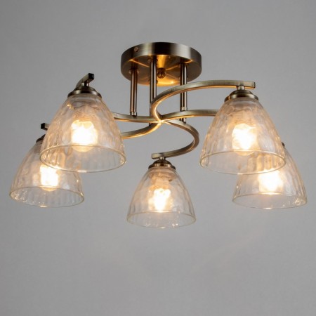 Causte "Sphere" 5x60W E27 Antique bronze 56x56x24cm-1