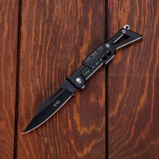 Folding “automatic” knife 16.6cm, blade 75mm/1mm, mix