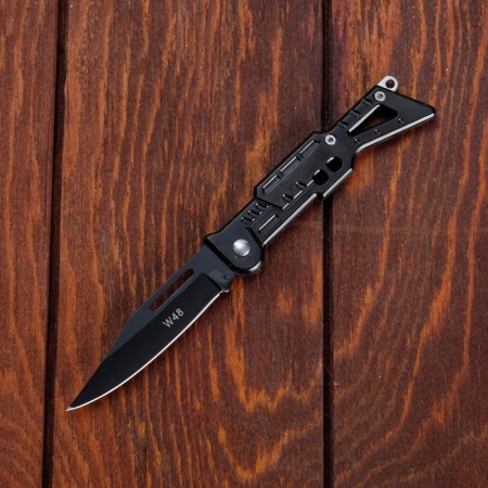 Folding “automatic” knife 16.6cm, blade 75mm/1mm, mix