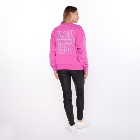 Female sweatshirt, raspberry color, size 50-4