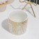 Ceramic candy candidate Gold, 220 ml, 9 × 14 cm, white color