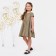 Dress elegant children's KAFTAN, p. 30 (98-104 cm), golden