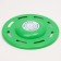 Flying saucer "curly" green, 20 cm