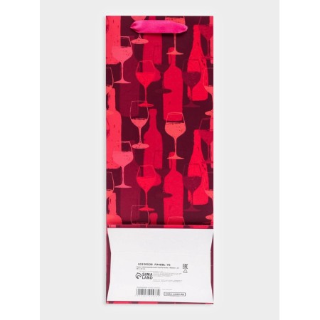 Package laminated for the bottle "Glass", 13 x 36 x 10 cm-2