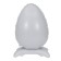 Foil ball 30 “Easter egg”, on a stand, white, under the air