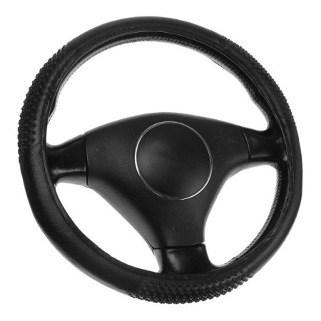 Torso steering wheel, 3 massage inserts, 38 cm, black