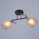 Acapulko chandelier 2x60W E27 is brown, gold 48x28x24cm