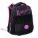 Frame backpack 38 x 29 x 17 cm, Hatber Ergonomic Classic "Beauty" Black/Pink NRK85011