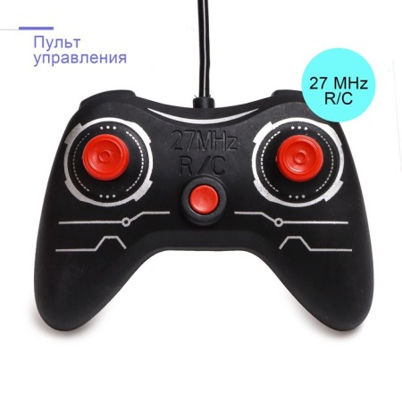 Radio -controlled machine "Shokukar", 1:14, door open, works from batteries, red color-4