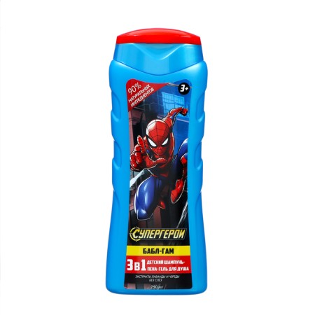 Shampoo-gel-pen children 3 in 1 "Careful mother" Babble-Gam, 250 ml
