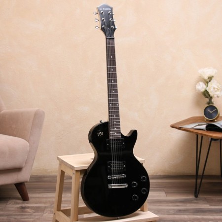 Terris TLP-039 BK Les Paul, HH, 2V2T, Black Color