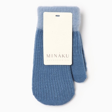 Baby mittens Minaku, col. Blue, 20 cm-5