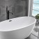 Vince Desire VTF-1DMB bath mixer, floor, watering can, pour 225 mm, black