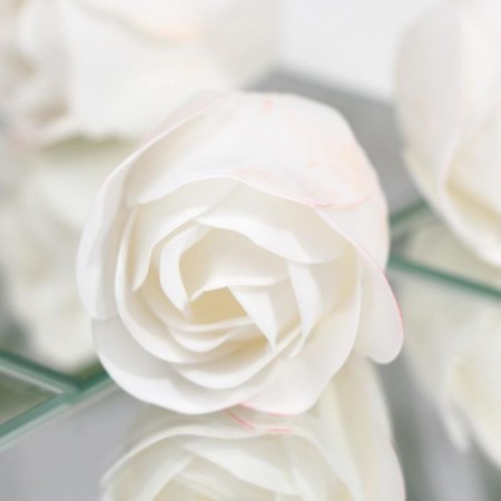 Soap roses, white, set 3 pcs.-2