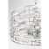 Suspended lamp Maytoni Mod067PL-04CH, 4CHE14, 60W, 42x42x79 cm, chromium color