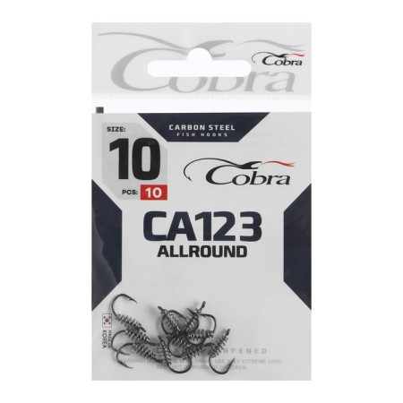 Cobra Allround hooks, series CA123, No. 10, 10 pcs.