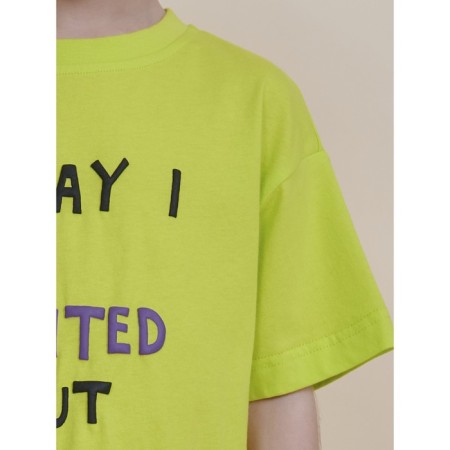 T -shirt for boys, height 86 cm, lime color-2