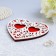 Open-Red Rights stand, white-red, 14.5x13x0.8 cm