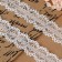 Capricon lace, 25 mm × 10 ± 1 m, white color
