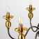Annie chandelier 6x40W E14 Brass 69x69x44 cm Bayerlux