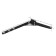 Santa Jupiter's washbasin over the washing machine, lateral, left, black