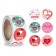 Stick Paper "I love you" d = 2.5 cm 500 pcs in a roll 3x6.5x6.5 cm