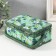 Casket for needlework "Field flowers on green" 18x12x9.5 cm