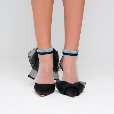 Women's socks glass minku color blue/pink, size 36-37 (23 cm)-3