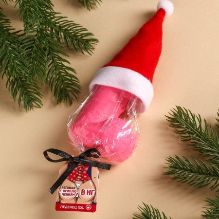 XXL Lollice in a hat “get ready for adventures”, taste: strawberries, 140 g.-4