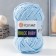 Yarn "Dolce Baby" 100% micropoliester 85m/50 g (749 blue)