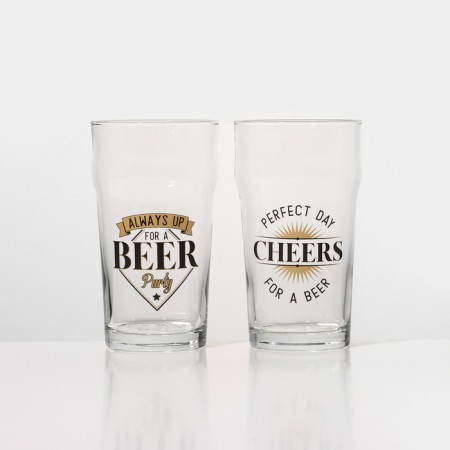Glass glass for beer "Pale-el. Chirz ", 570 ml, mix-4