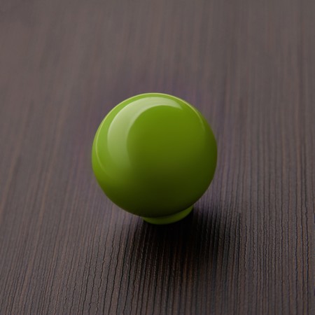 Handle button Plastic 008, plastic, pistachio-2