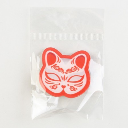 Hair clips "Mask", anime, 3.7 x 3.5 x 1 cm-4