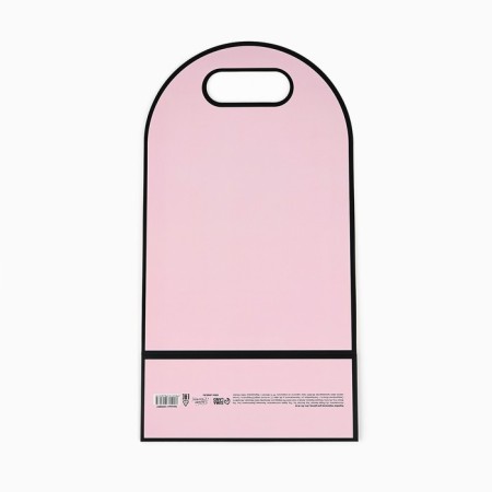 Carriage for flowers with cut -out hearts "Happiness!", Pink 20 × 30 × 8 cm-5