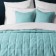 Jerry set: a cover of 160 x 220 cm, pillowcases 40 x 40 cm - 2 pcs, blue