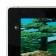 Picture with backlight and information calendar Living nature "Waterfalls" 70*37cm