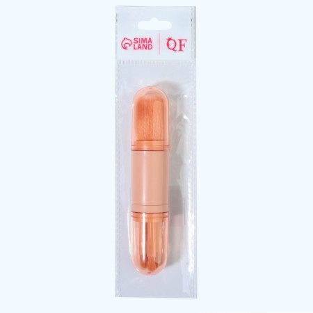 Set of makeup brushes, 4 objects, orange color-5