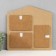 Photo frame LHDF "Family House" 33x33 in 3 photos 10x15 cm, col. Wenge-white (plastic screen)