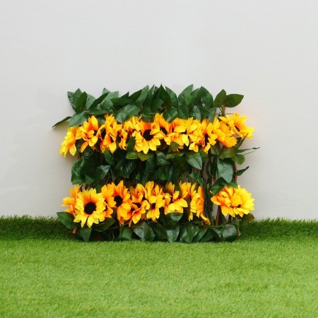 Decorative fence, 110 × 40 cm, “sunflowers”, Greengo-4
