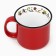 New Year's ceramic "cones" mug, 450 ml, white color