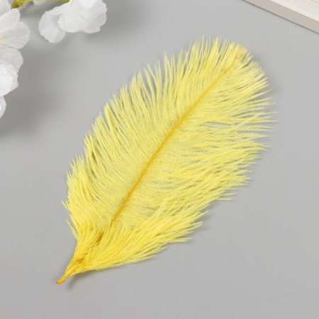 Decorative ostrich "lemon" h = 15-20 cm-1